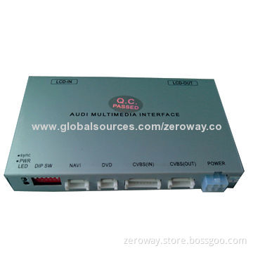 Car audio interface for Audi A6/A8/Q7 with DVD+TV+Rearview Camera+GPS can be add